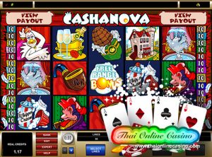 Cashanova Slot – ออนไลน์สล็อตเกมส์